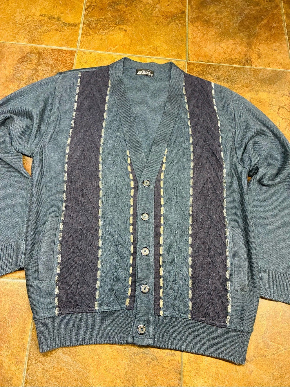 Vintage Men's Cardigan Sweater